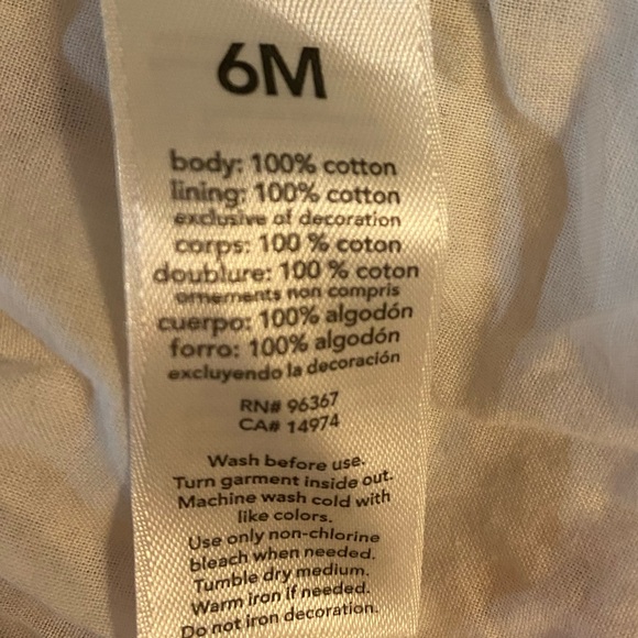 OshKosh B'gosh 2-Piece Floral Print Dress - Baby Girl 6 months - Picture 2 of 6